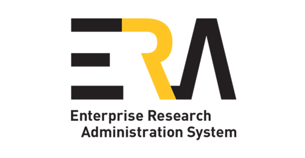 Logo for the Enterprise Research Administration - ERA